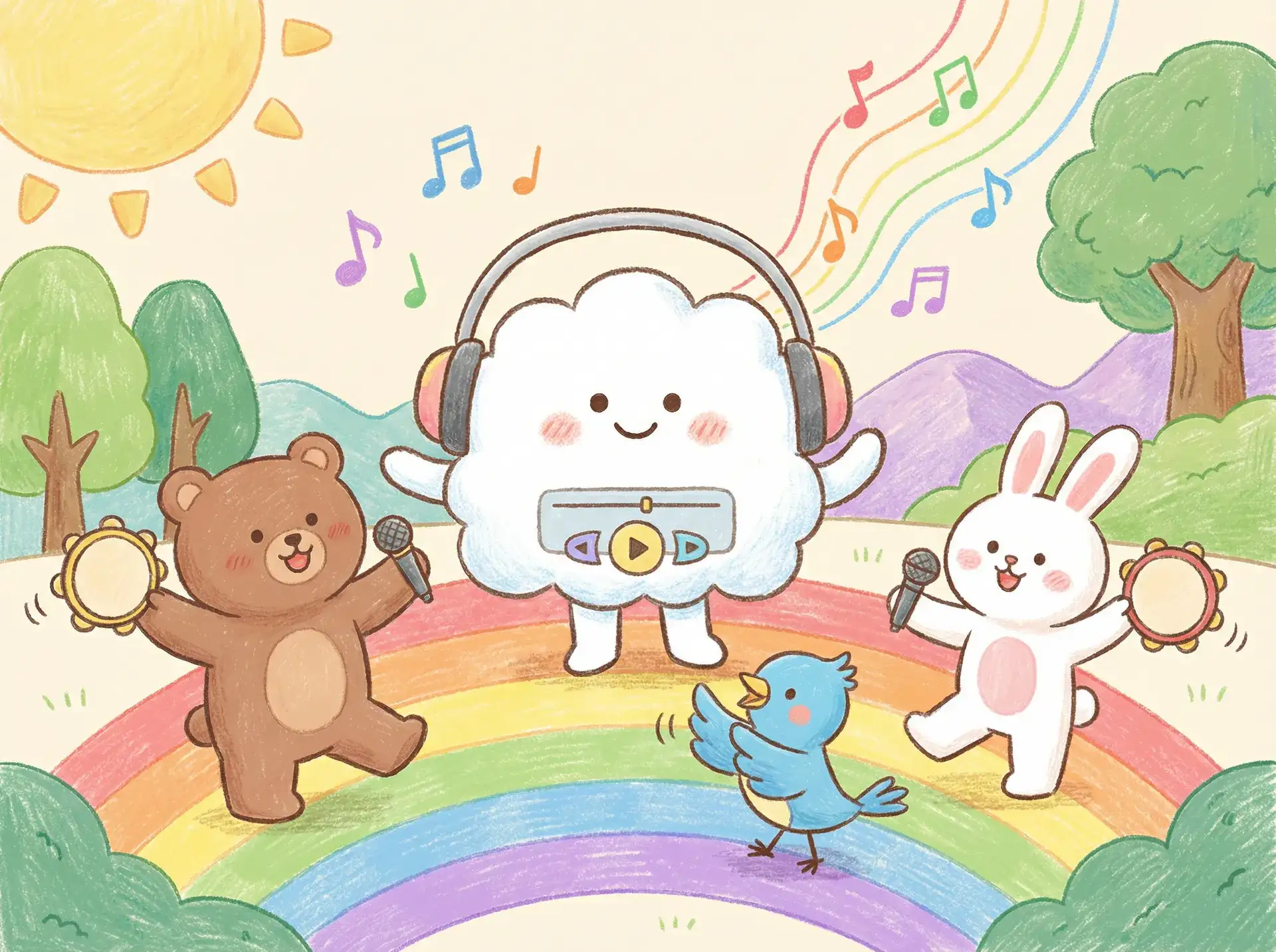 小朋友的音乐绘画 - 同人动漫 艺术启蒙